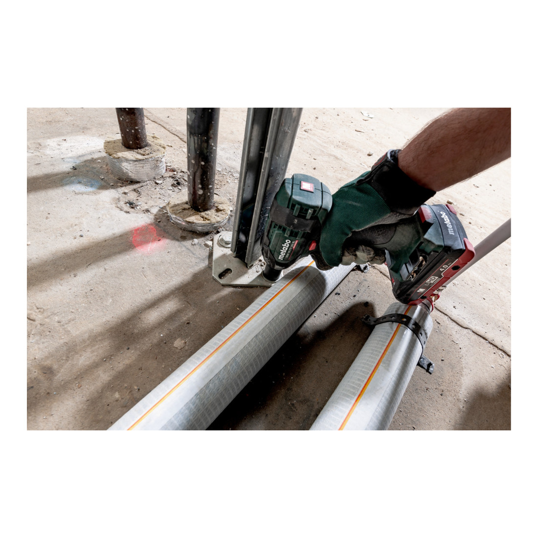 Metabo Avvitatore a percussione a batteria SSW 18 LTX 300 BLX 145