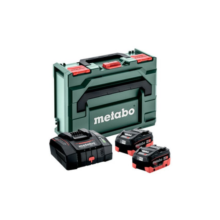 Metabo Basic-Set 2 x LiHD 10 Ah ASC 290 + metaBOX 145