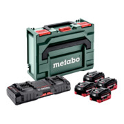 Metabo Basic-Set 4x LiHD 5.5Ah ASC 145 DUO + metaBOX 145