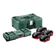 Metabo Basic-Set 4x LiHD 5.5Ah ASC 145 DUO + metaBOX 145