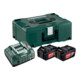 Metabo Basis-Set 2 x 5.2 Ah + metaBOX 145-1