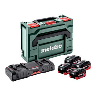Metabo basisset 4x LiHD 10Ah + ASC 145 DUO + metaBOX