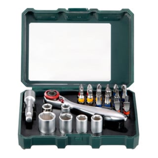 Metabo Bit- und Ratschen-Box SP 26-teilig