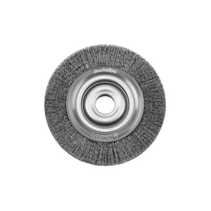 Metabo Brosse circulaire en fil d'acier 150x28x1/2"/0,3 mm pour meuleuse double, version USA