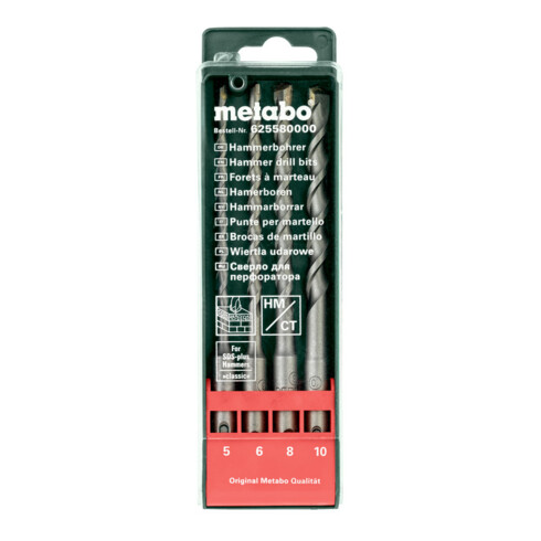 Metabo Cassetta SDS-plus-SP 4pz.