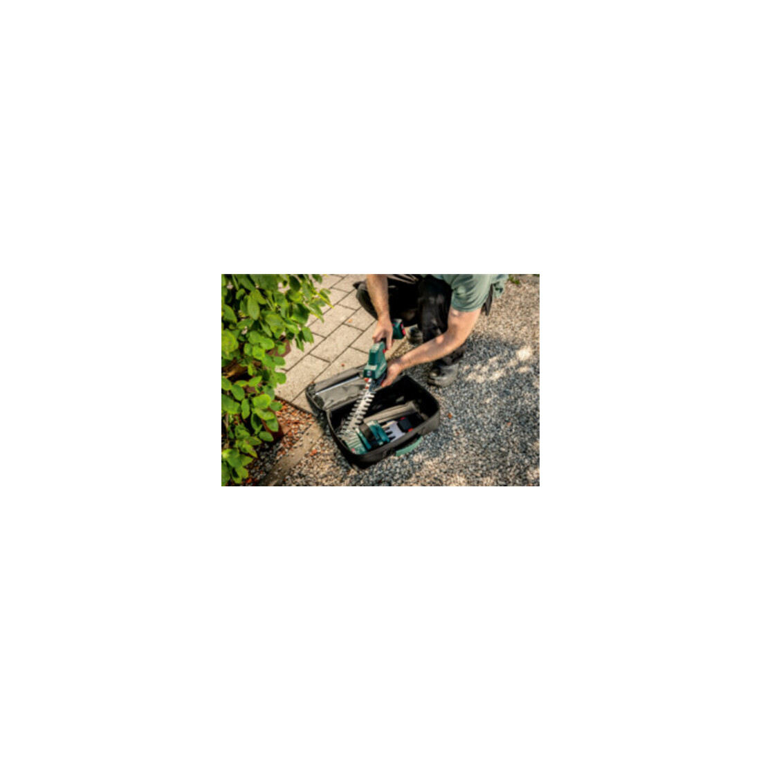 Metabo Cesoie per arbusti ed erba a batteria PowerMaxx SGS 12 Q borsa portautensili, 12 V 1x2 Ah ioni di litio + SC 30
