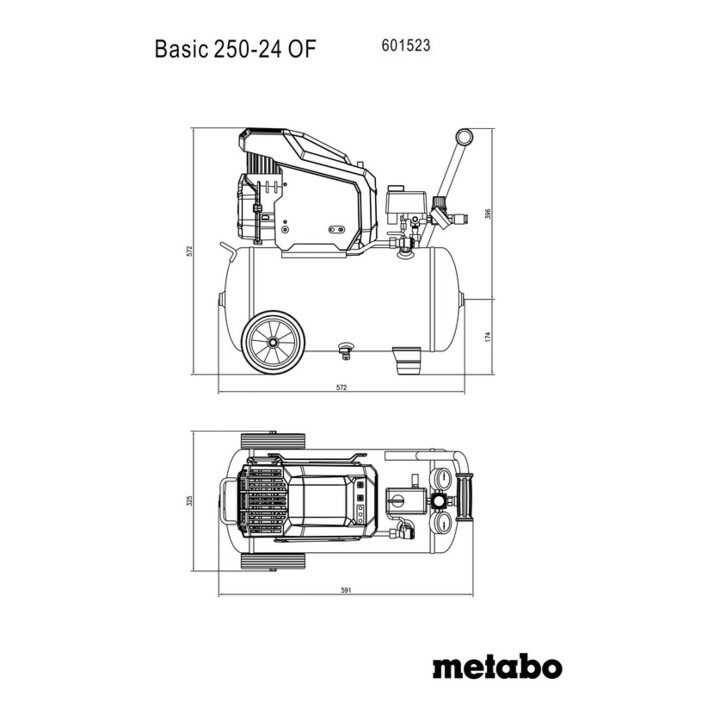 Metabo Compressor Basic 250-24 OF
