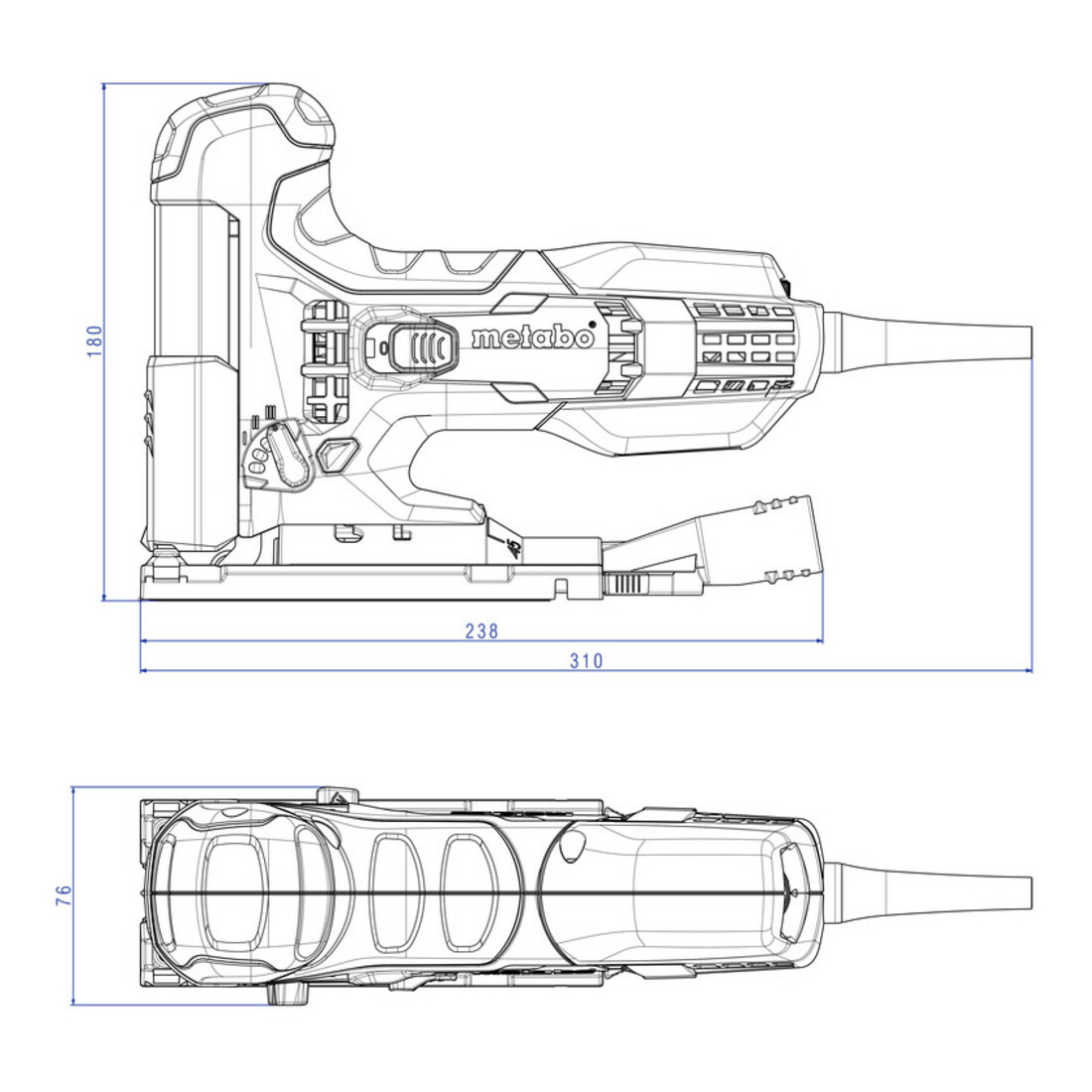 Metabo decoupeerzaag STE 100 Quick Karton