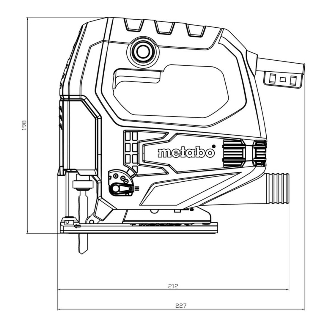 Metabo decoupeerzaag STEB 65 Quick Karton
