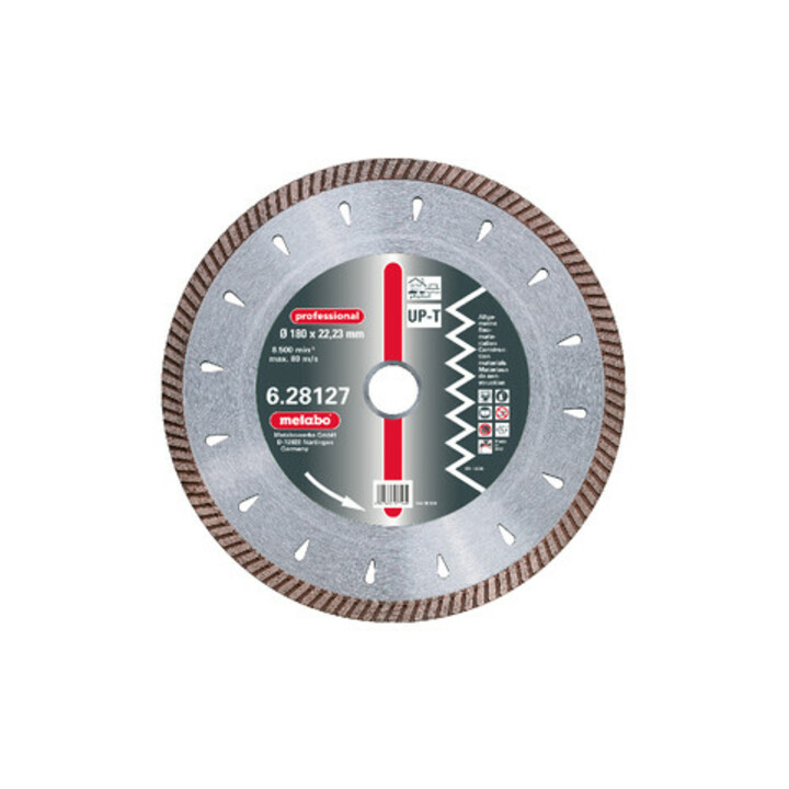 Metabo Dia-TS 180 x 2,5 x 22,23 mm Turbo Universal professionnel