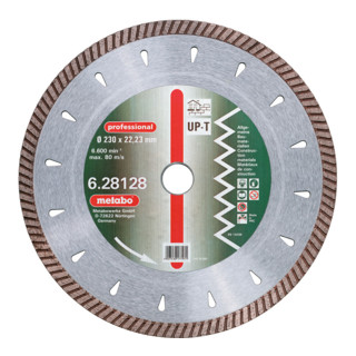 Metabo Diamant doorslijpschijf Dia-TS 115 x 2,2 x 22,23 mm Turbo Universal professional