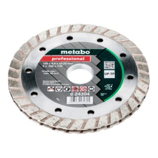 Metabo Diamant-Frässcheibe, 125x6x22,23 mm, "professional", "UP-TP", Universal- Tuckpointing