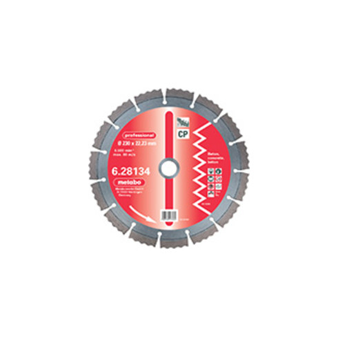 Metabo Diamant-Trennscheibe, 150 x 2,15 x 22,23 mm, "professional", "CP", Beton