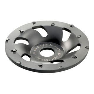 Metabo Diamantschleiftopf PKD "professional" Ø 125 mm (Poly-kristalliner Diamantschleiftopf)