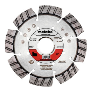 Metabo diamantslijpschijf, CP beton