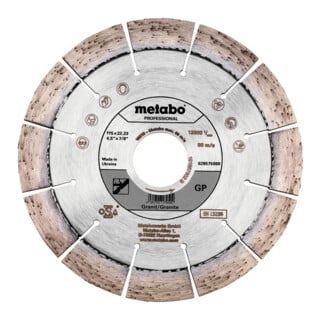 Metabo Diamanttrennscheibe 230x22,23mm,GP Granit