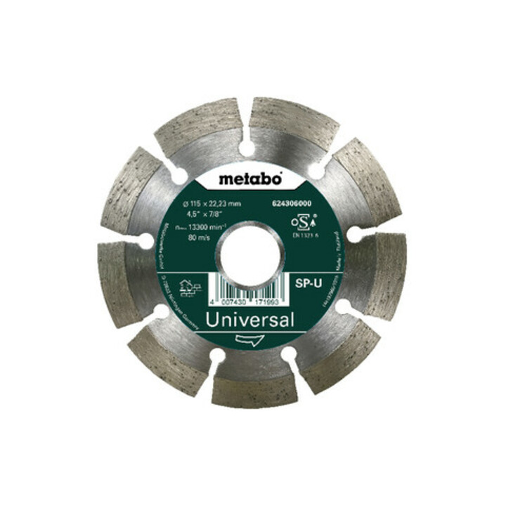 Metabo Diamanttrennscheibe 115x22,23mm, SP-U, Universal SP