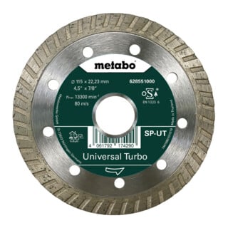 Metabo Diamanttrennscheibe"SP-UT", Universal Turbo "SP"