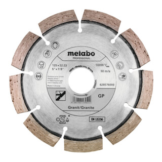 Metabo Diamanttrennscheibe 230x22,23mm,GP Granit
