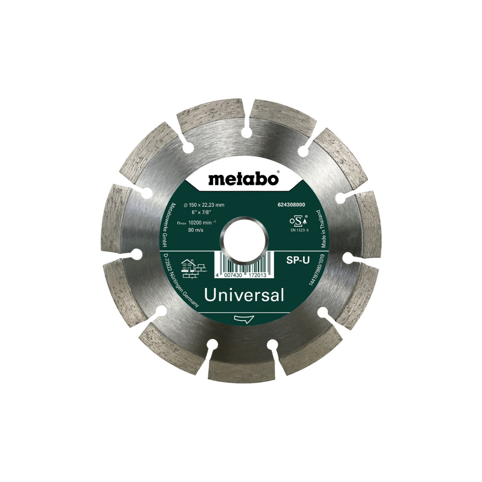 Metabo Diamanttrennscheibe 150x22,23mm, SP-U, Universal SP