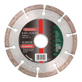 Metabo Diamanttrennscheibe 230x22,23mm, SP-U, Universal SP