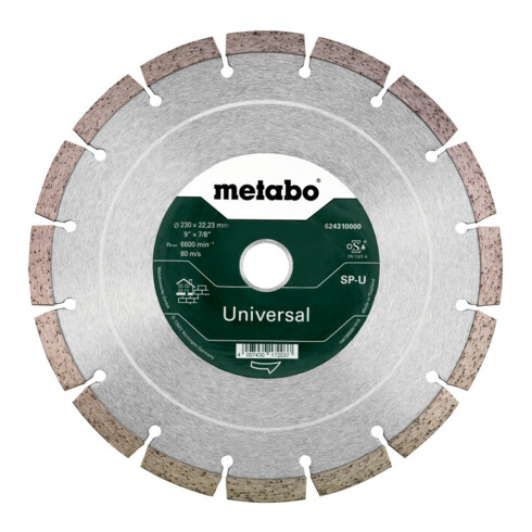 Metabo Diamanttrennscheibe 230x22,23mm, SP-U, Universal SP