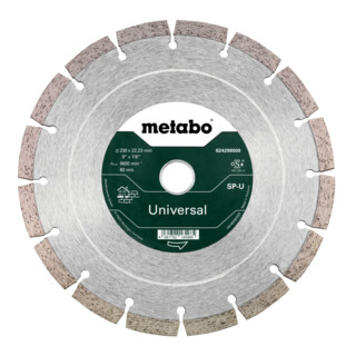 Metabo Diamanttrennscheibe 230x22,23mm, SP-U, Universal SP, Blister