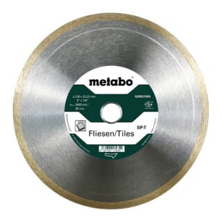 Metabo Diamanttrennscheibe SP - T, 230x22,23 mm, Fliesen