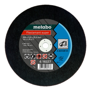 Metabo Disco da taglio A 30-R in acciaio Flexiamant Super