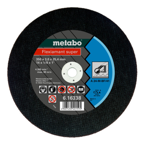 Disco da taglio Metabo A 24-M "Flexiamant Super" acciaio