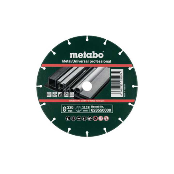 Metabo Disque diamant 180x1,6x22,23mm, "MUP", métal/universel "professional" (628549000)