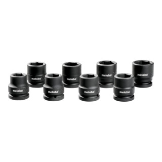 Metabo dopsleutelset 8 delig voor slagmoersleutel 3/4"