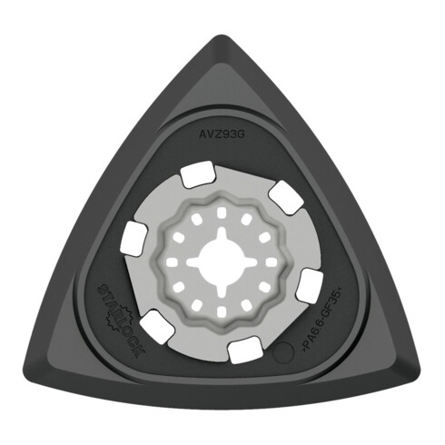Metabo driehoek schuurzool "Starlock" 93 mm met klittenbandsluiting
