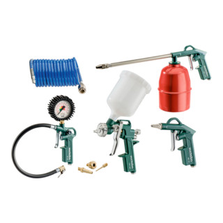 Metabo Druckluft-Werkzeugset LPZ 7 Set Karton