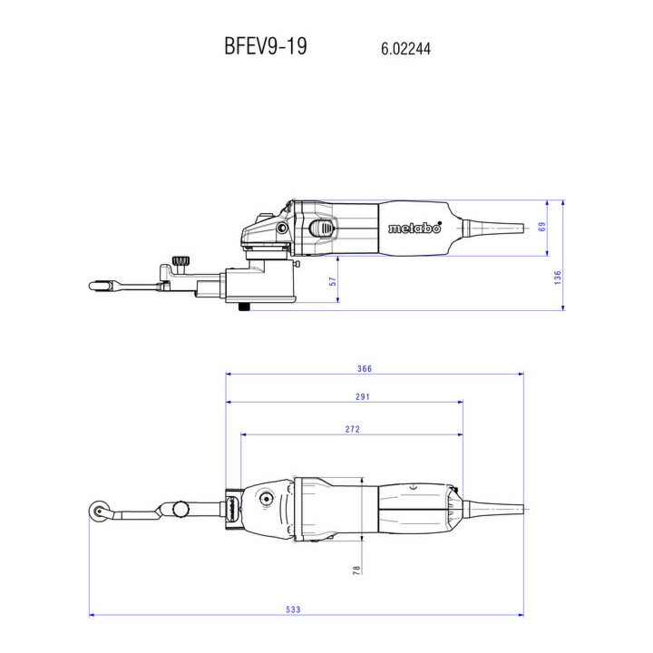 METABO Elektronik-Bandfeile, Typ: BFE9-20