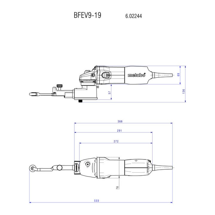 METABO  Elektronische bandslijper, Type: BFE9-20