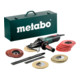 Metabo Flachkopf-Winkelschleifer WEVF 10-125 Quick Inox Set Stahlblech-Tragkasten-1