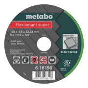 Metabo Flexiamant super 125x1,5x22,23 Keramik, Trennscheibe, gerade Ausführung