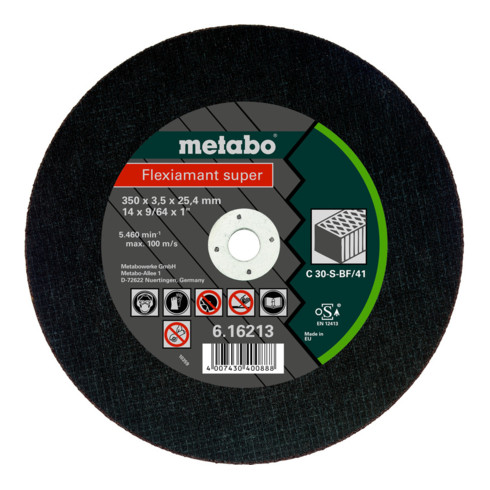 Metabo Flexiamant super 300x3,0x25,4 steen, doorslijpschijf, rechte uitvoering