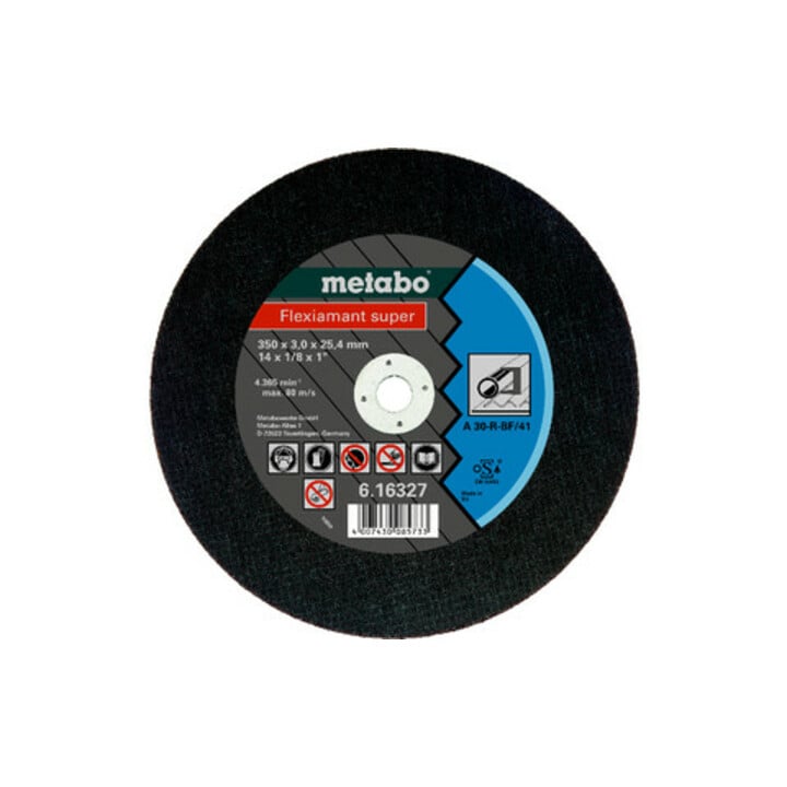 Metabo Flexiamant super 350x3,0x25,4 Stahl, Trennscheibe, gerade Ausführung