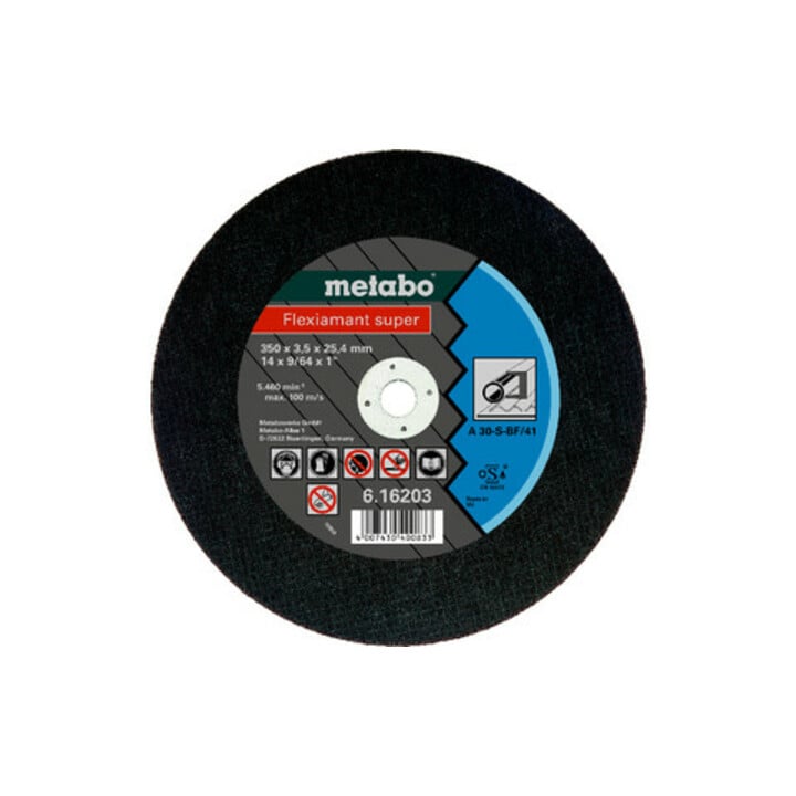 Metabo Flexiamant super 350x3,5x25,4 staal, doorslijpschijf, recht model