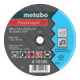 Metabo Flexiarapid 125x1,6x22,23 Inox, doorslijpschijf, rechte uitvoering-1