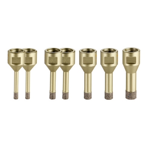 Metabo Fliesen-Diamantbohrkronen-Set "Dry", 7-teilig, M 14