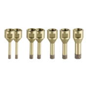 Metabo Fliesen-Diamantbohrkronen-Set "Dry", 7-teilig, M 14