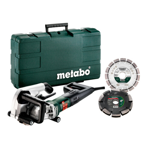 Metabo Fresa per scanalature su muri MFE 40 con disco per fresatura diamantato 20mm universale, valigetta in plastica