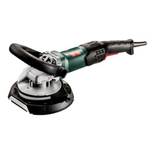 Metabo Fresatrice per edilizia RFEV 19-125 RT con testina di fresatura e dente a punta, valigetta di plastica