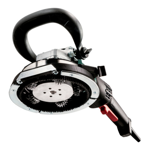 Metabo Fresatrice per edilizia RFEV 19-125 RT con testina di fresatura e dente a punta, valigetta di plastica