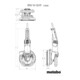 Metabo Fresatrice per edilizia RFEV 19-125 RT con testina di fresatura e dente a punta, valigetta di plastica-5