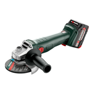 Metabo Haakse accu-slijper W 18 L 9-125 Quick (602249650) metaBOX 165 L; 18V 2x5.2Ah Li-Power + ASC 55