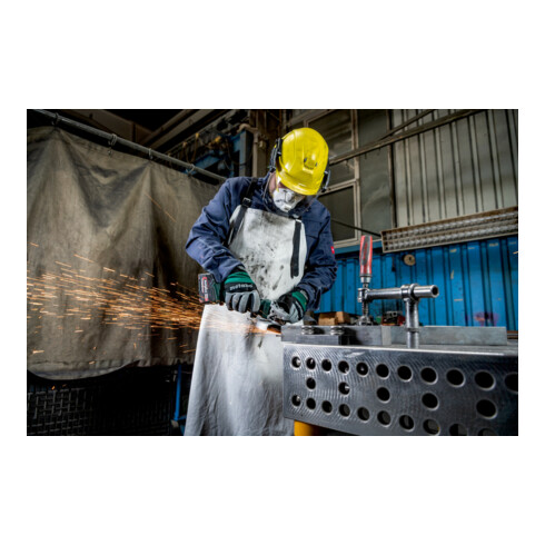 Metabo Haakse accu-slijper W 18 L BL 9-115 (602373850) doos